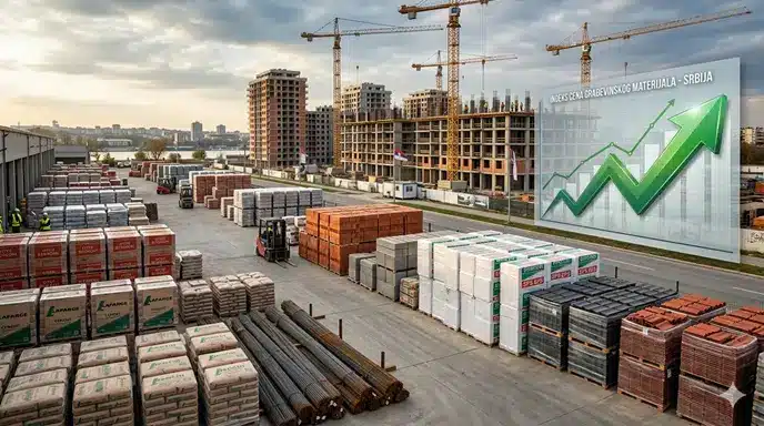 Cene građevinskog materijala: Jun 2026