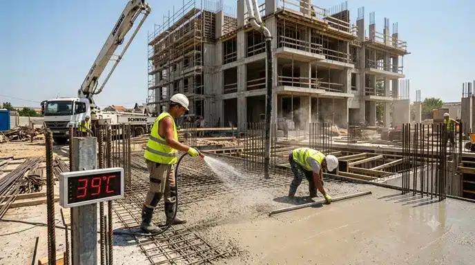 građevinski radovi tokom velikih vrućina